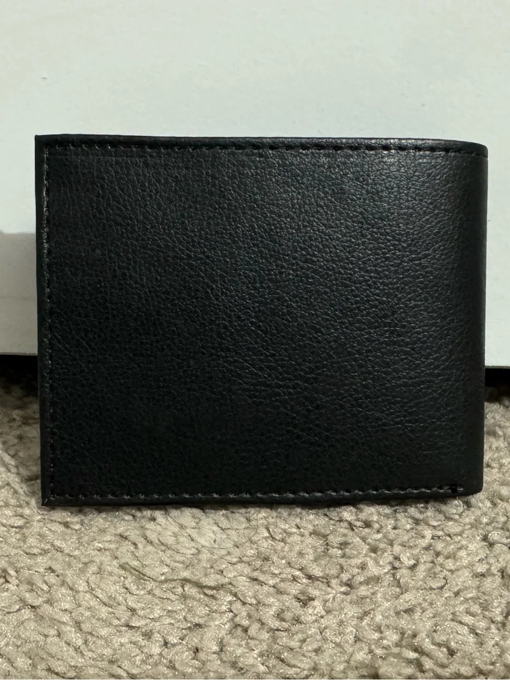 Cool True Religion men's black bi fold Altro logo wallet new